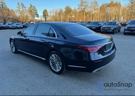 2022 Mercedes-Benz S 580 4Matic из США, поврежденный, VIN W1K6G7GB6NA074813